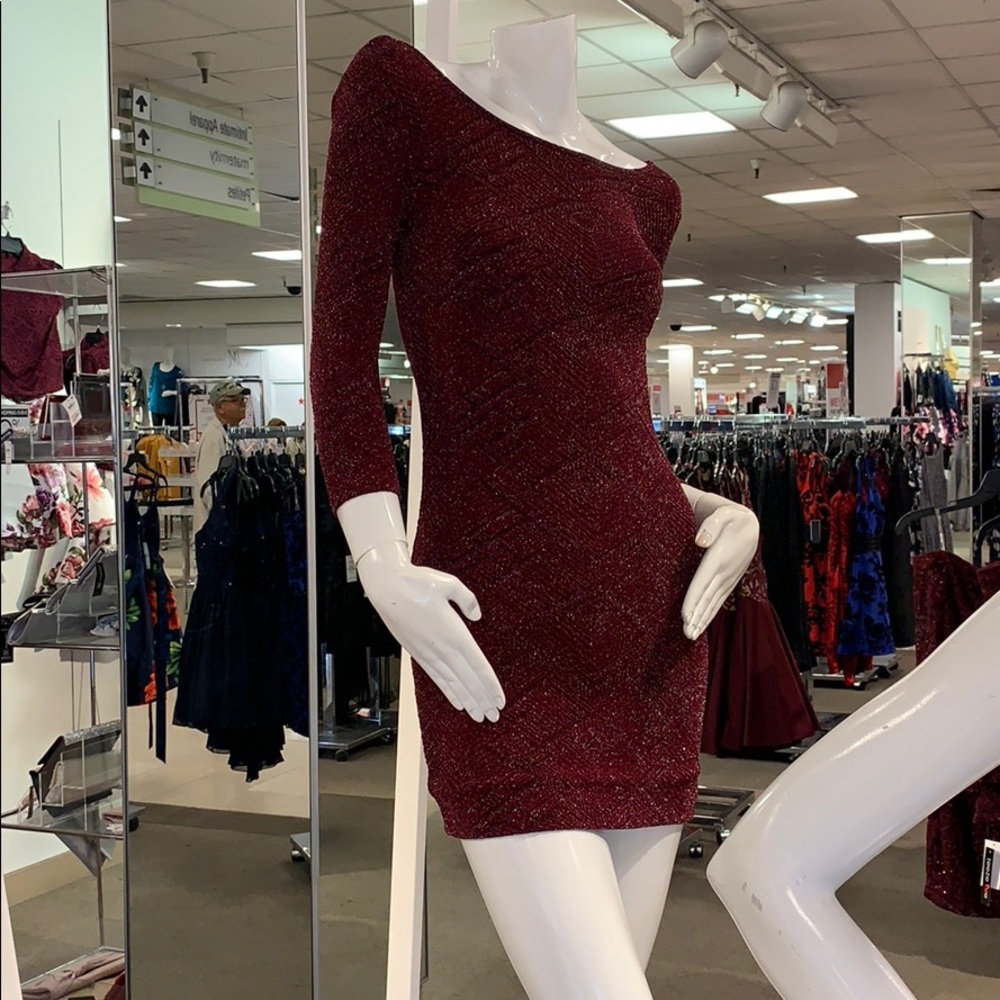 Maroon Holiday Dress